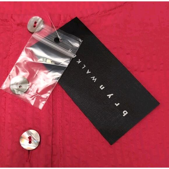 Bryn Walker Bessie Shirt Size XXL Lantana Pink Button Front Lagenlook NEW NWT - Picture 11 of 16